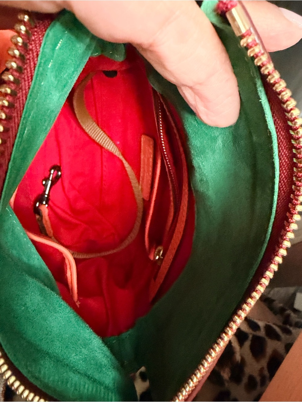 Dooney & Bourke Salmon Leather nano Satchel - Picture 8 of 10